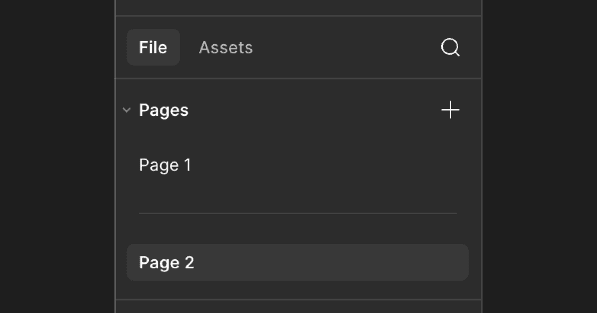 【Figma】区切り線を使って、ページ一覧を見やすく整理する